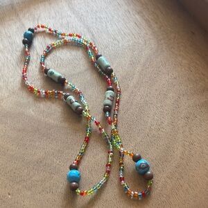 Artisan Multicolor Beaded Necklace